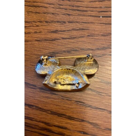 Disney Mickey Mouse Ears Rhinestone Brooch‎ - Picture 2 of 2